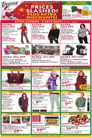 Boscov's Weekly Ad January 16 - 22, 2025 