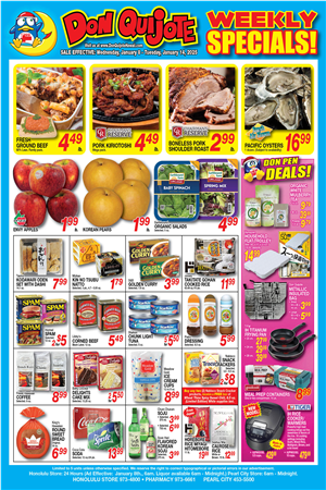 Don Quijote Weekly Ad January 8 - 14, 2025 