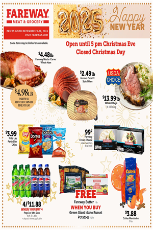 Fareway Weekly Ad January 20 - 25, 2025 