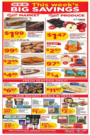 HEB Weekly Ad January 8 - 14, 2025 