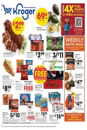 kroger weekly ad january 8 14 2025 0