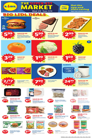 Lidl Weekly Ad January 8 - 14, 2025 