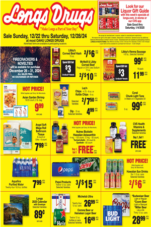 Longs Weekly Ad January 19 - 25, 2025 