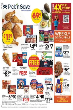 Pick n Save Weekly Ad January 8 - 14, 2025 