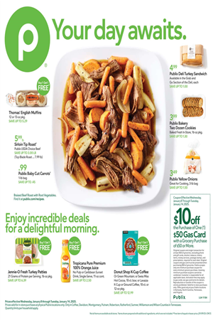 Publix Weekly Ad January 8 - 14, 2025 