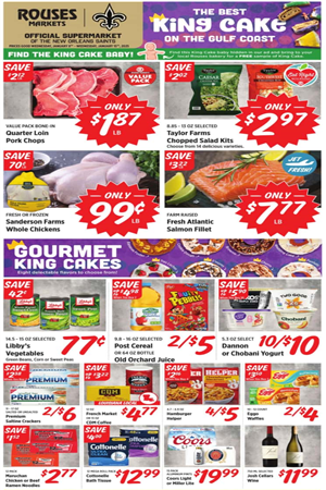 Rouses Weekly Ad January 8 - 14, 2025 