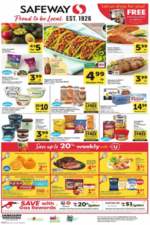 Safeway Weekly Ad January 8 - 14, 2025 