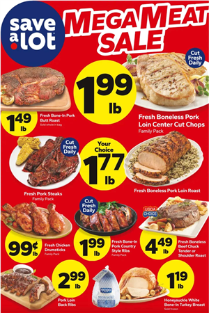 Save A Lot Weekly Ad January 8 - 14, 2025 