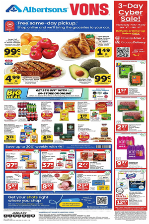 Vons Weekly Ad January 8 - 14, 2025 