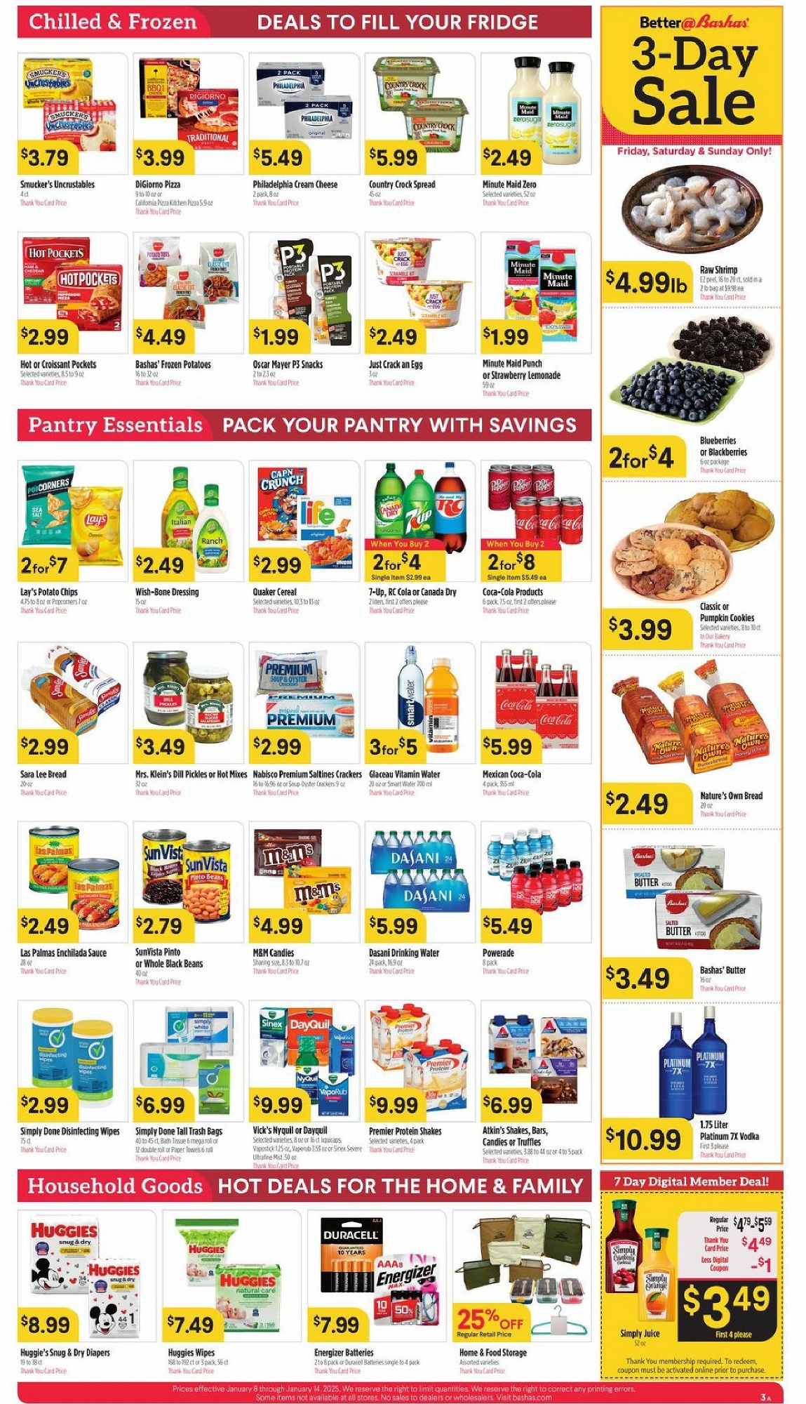 Bashas Weekly Ad January 8 - 14, 2025 