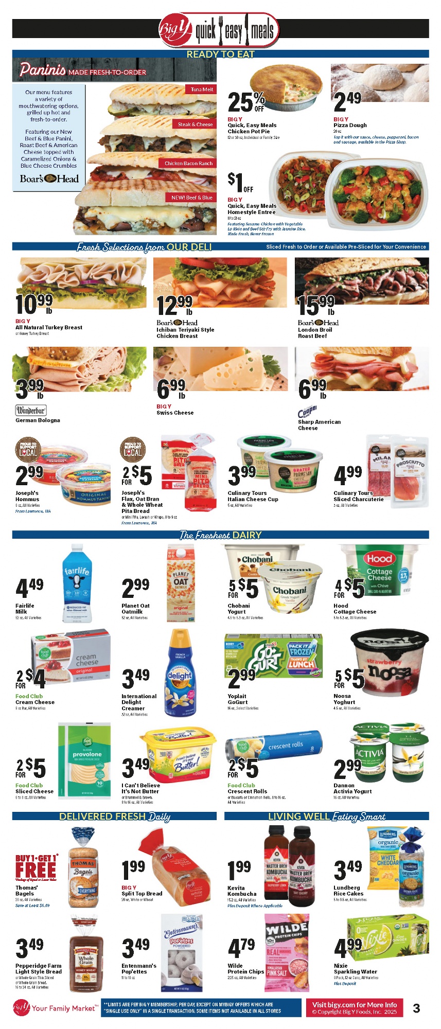 Big Y Weekly Ad January 9 - 15, 2025 