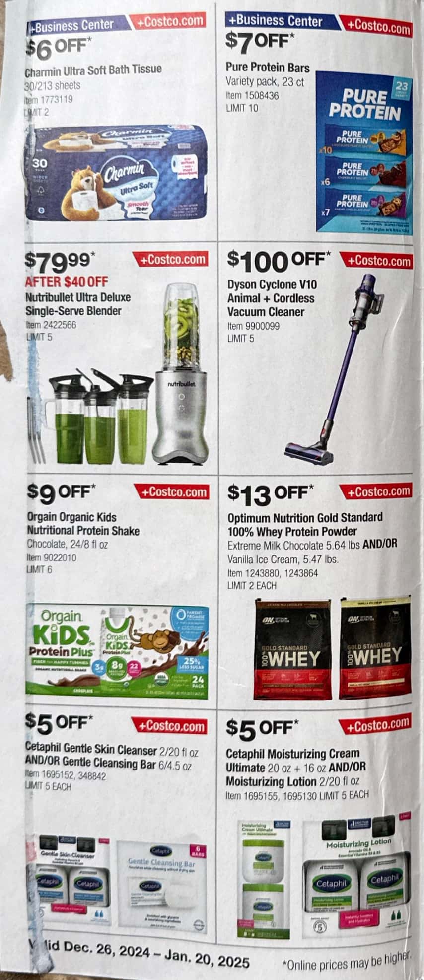 Costco Weekly Ad December 26, 2024 - January 20, 2025 