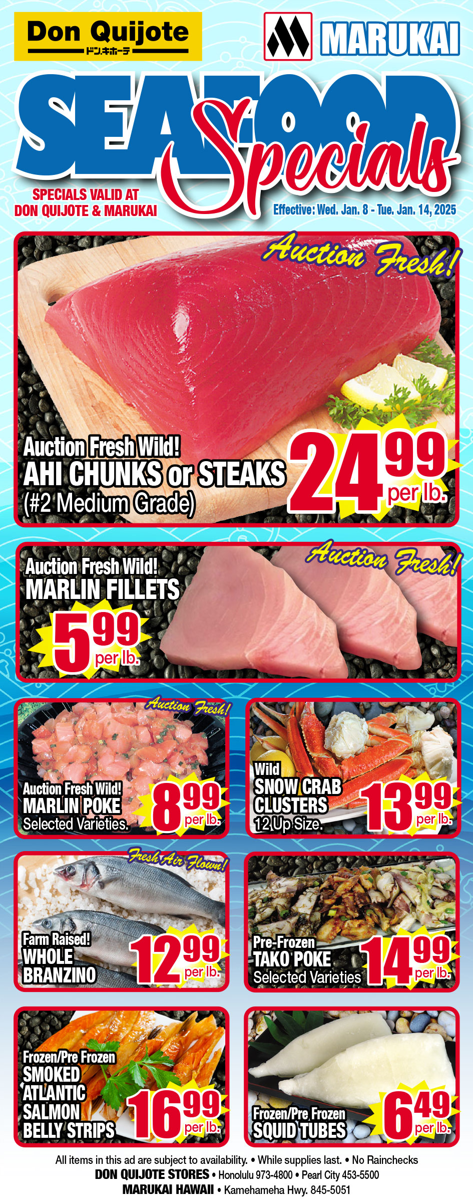 Don Quijote Weekly Ad January 8 - 14, 2025 