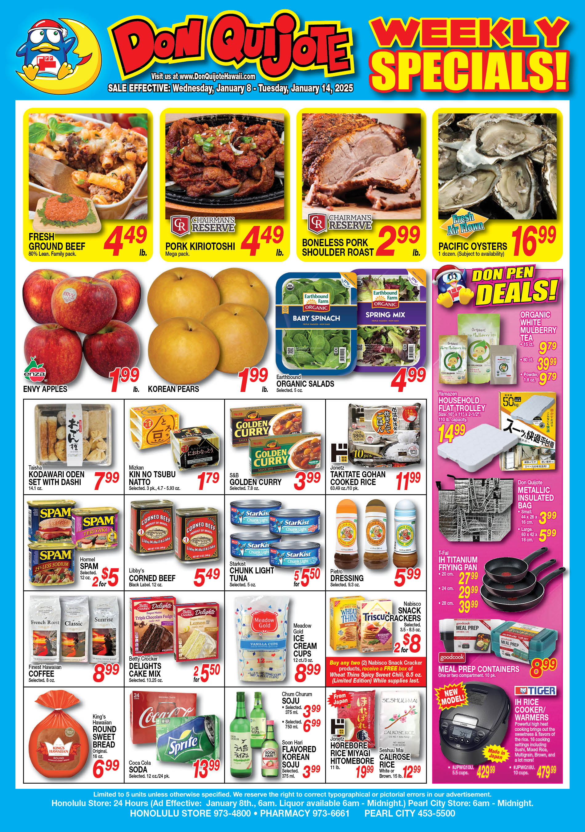 Don Quijote Weekly Ad January 8 - 14, 2025 