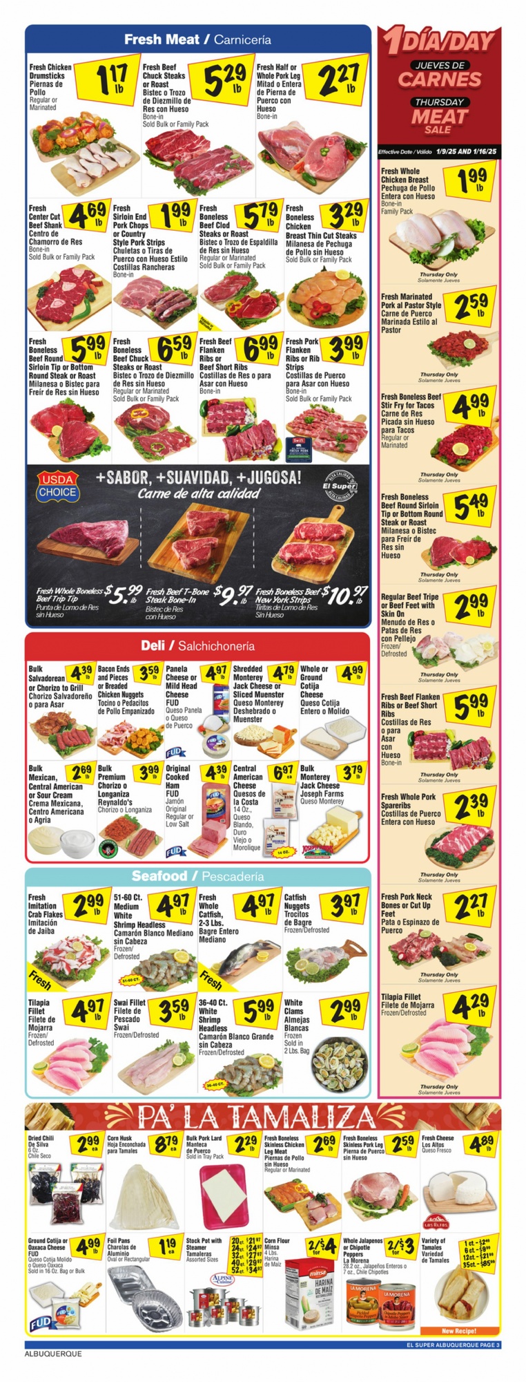 El Super Weekly Ad January 8 - 14, 2025 