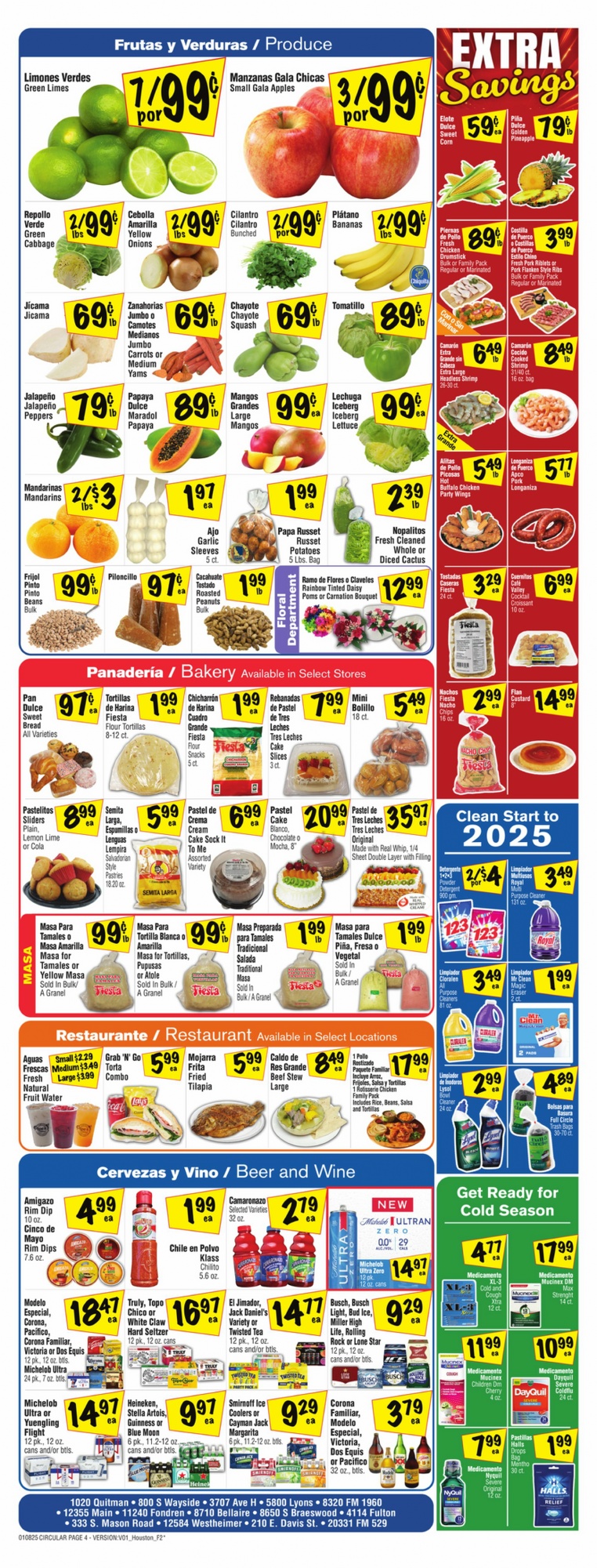 Fiesta Mart Weekly Ad January 8 - 14, 2025 