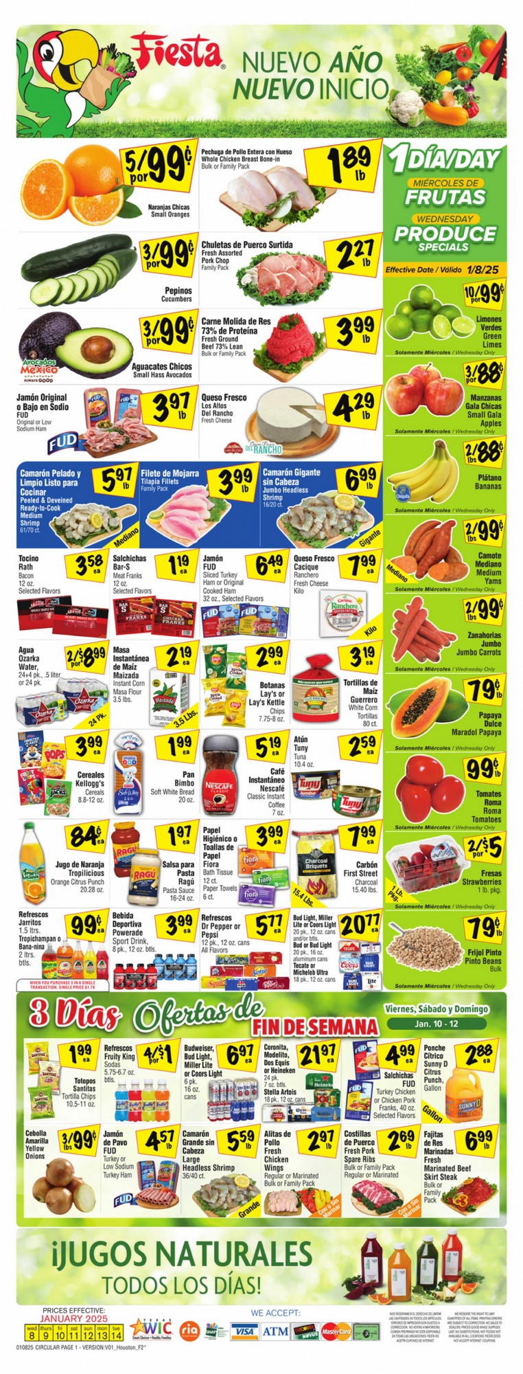 Fiesta Mart Weekly Ad January 8 - 14, 2025 