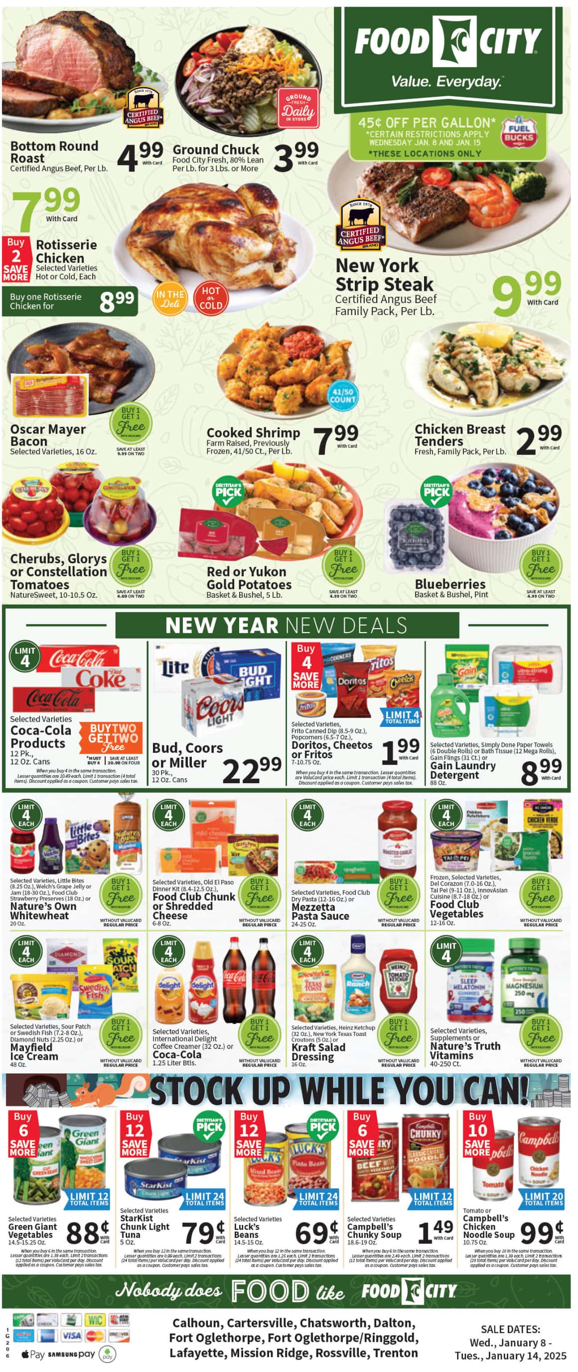 Food City Weekly Ad January 8 - 14, 2025 