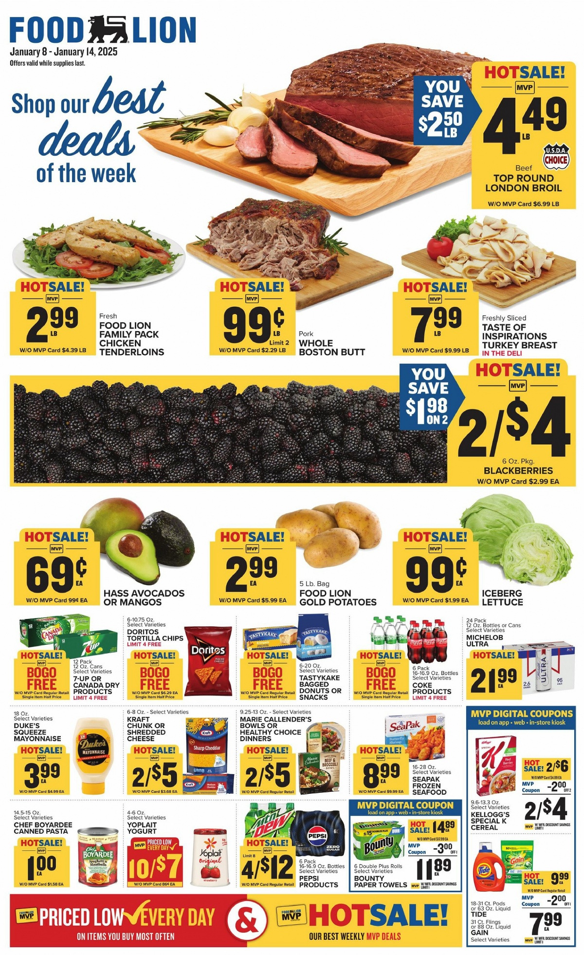 Food Lion Weekly Ad January 8 - 14, 2025 