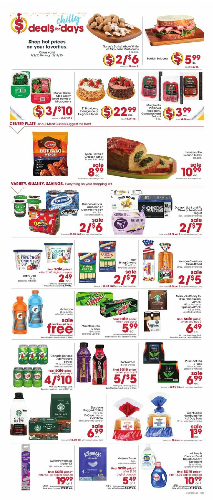 Giant Eagle Weekly Ad January 9 - 15, 2025 