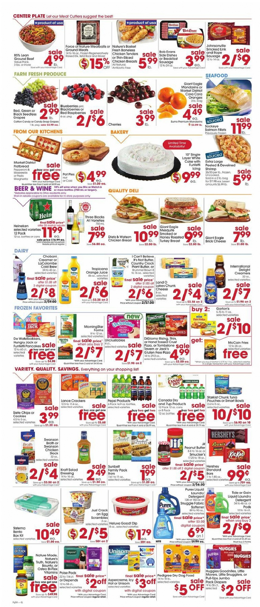 Giant Eagle Weekly Ad January 9 - 15, 2025 