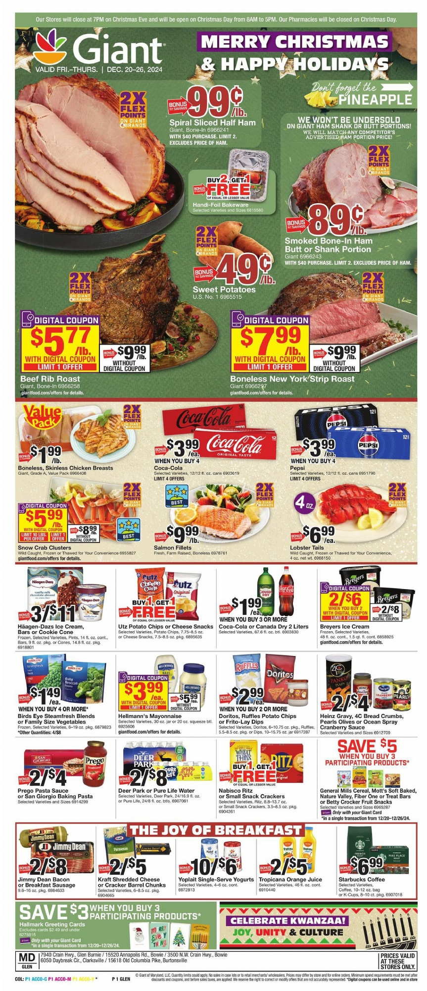 Giant Food Weekly Ad January 17 - 23, 2025 