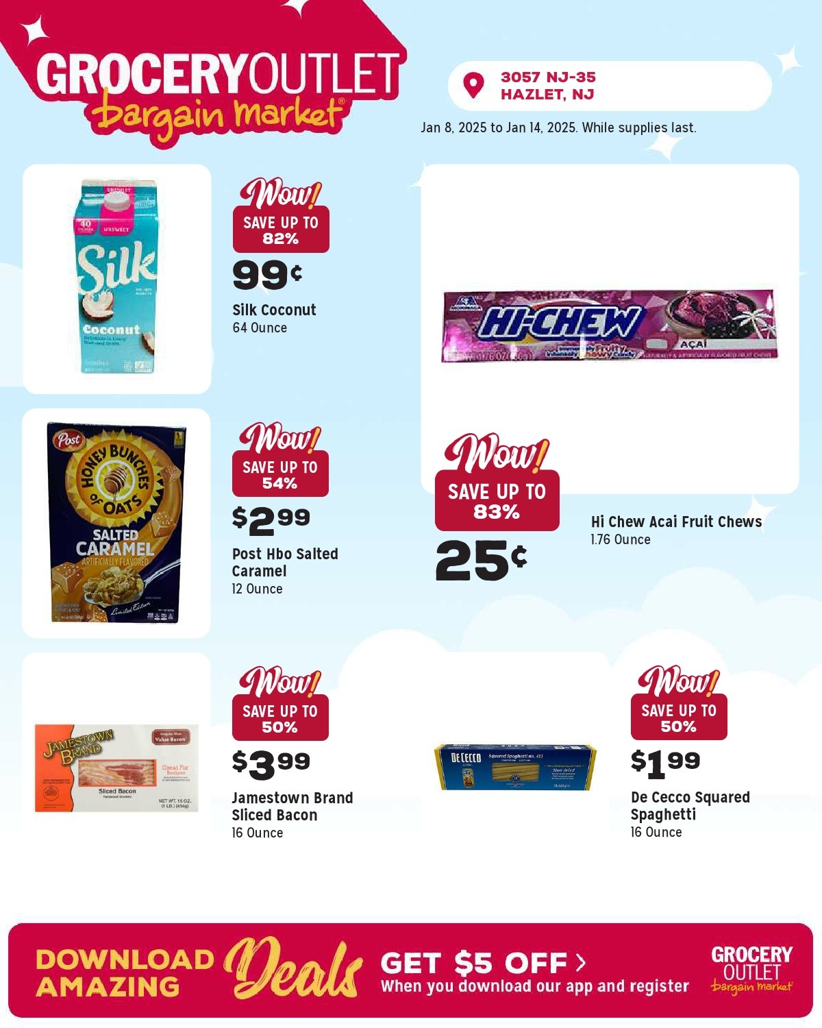 Grocery Outlet Weekly Ad January 8 - 14, 2025 