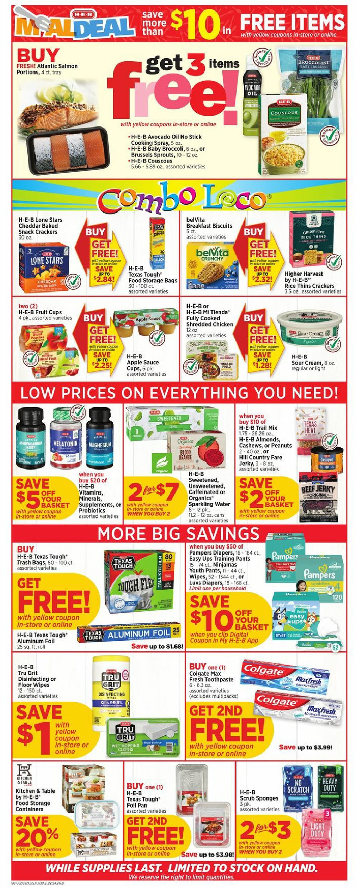 HEB Weekly Ad January 8 - 14, 2025 