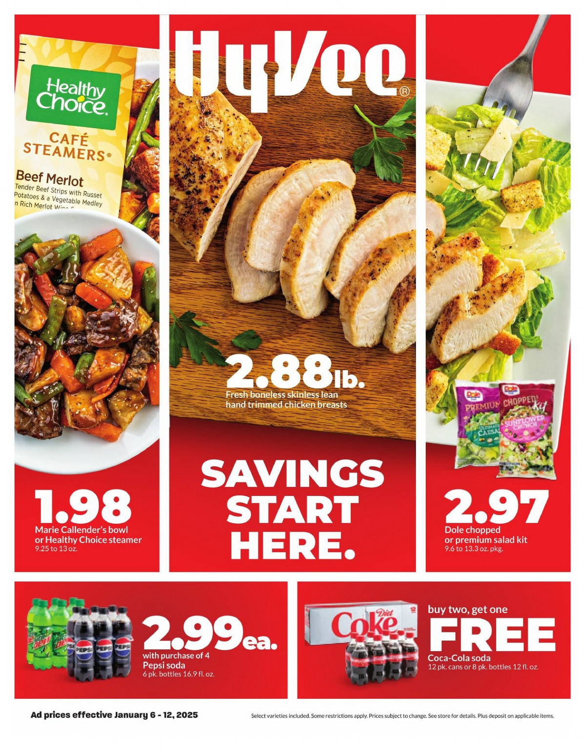 Hy-Vee Weekly Ad January 6 - 13, 2025 