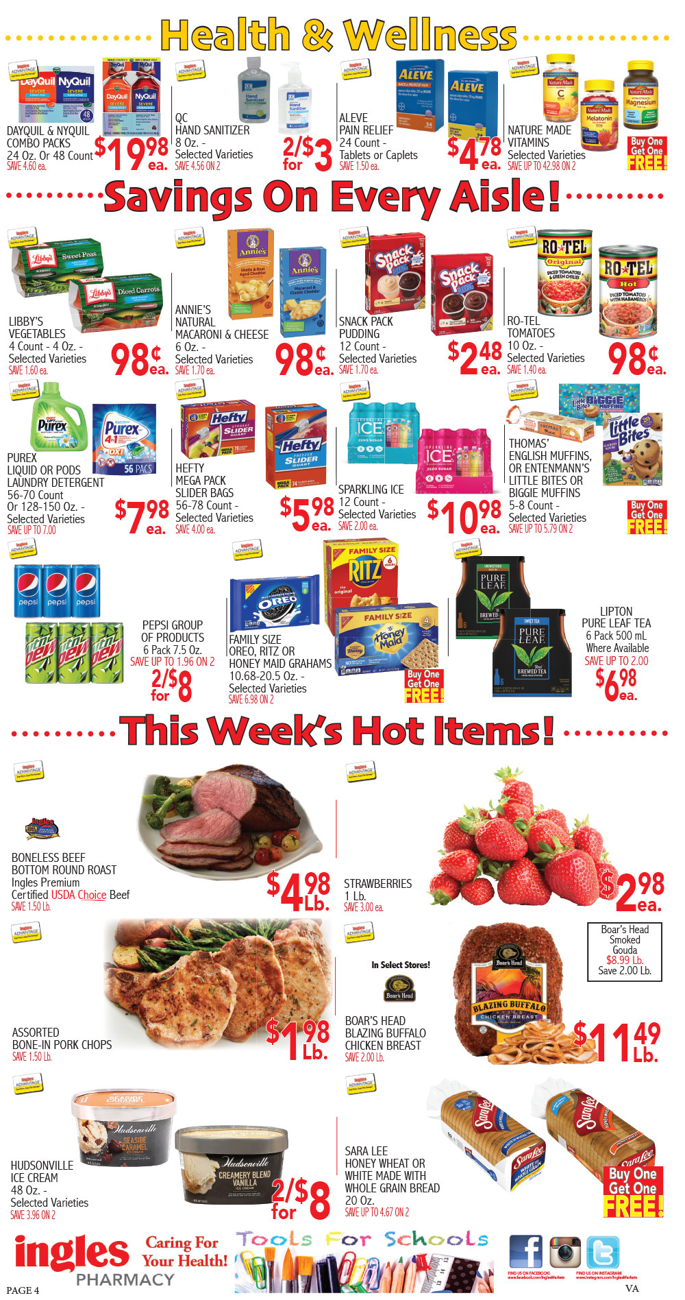 Ingles Weekly Ad January 8 - 14, 2025 