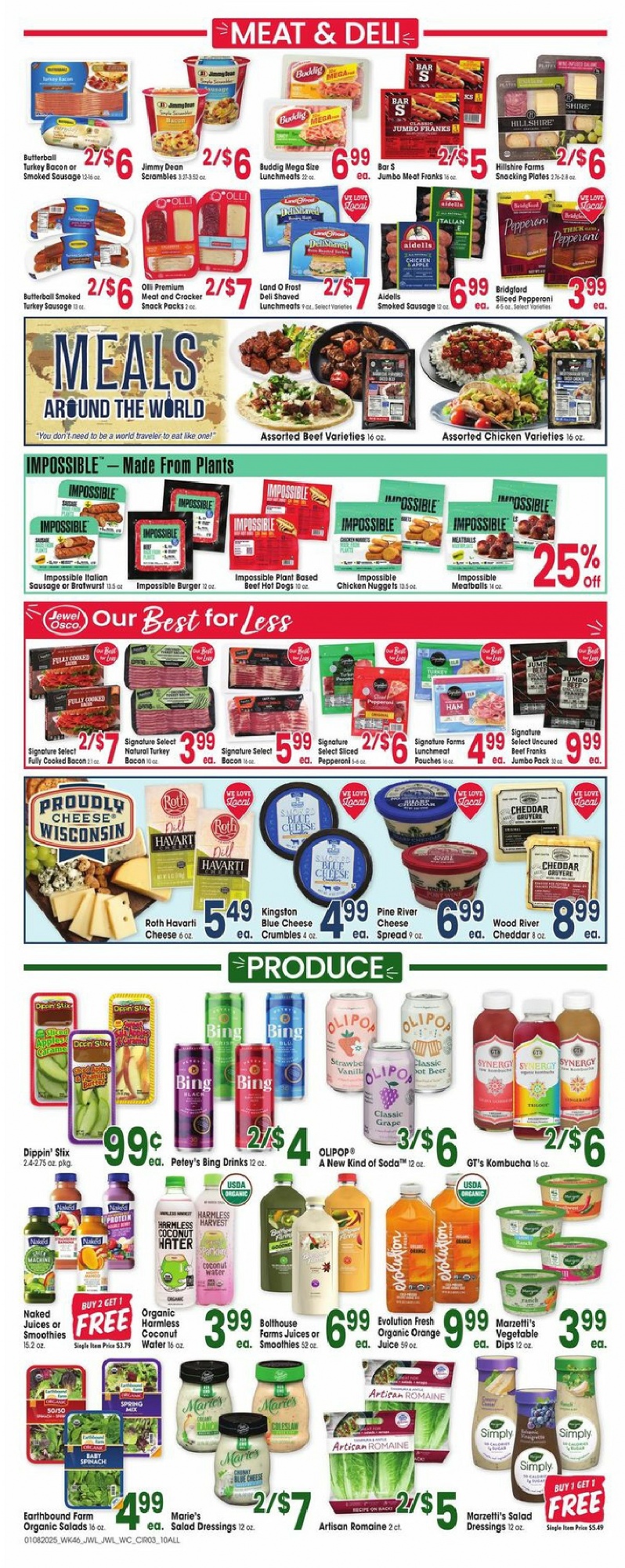 Jewel Osco Weekly Ad January 8 - 14, 2025 