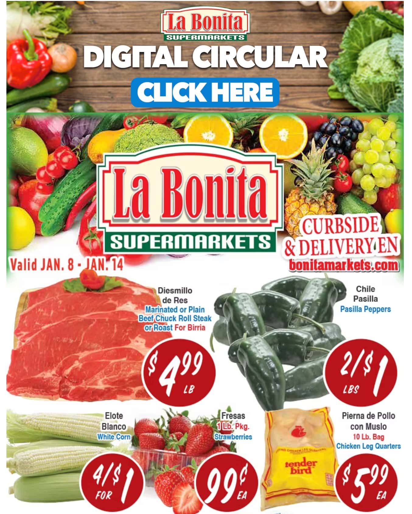 La Bonita Weekly Ad January 8 - 14, 2025 