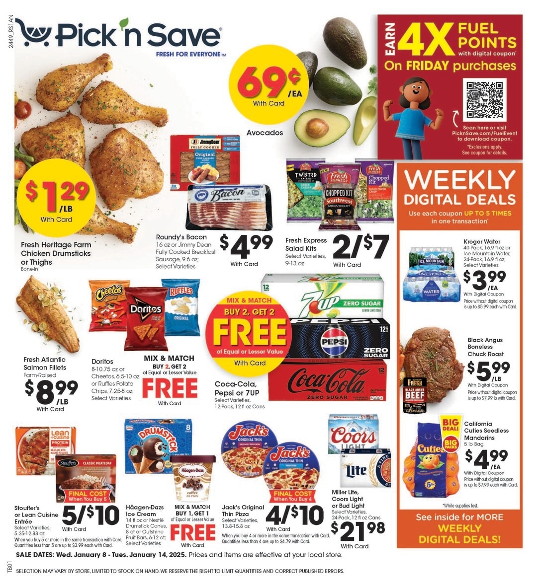 Pick n Save Weekly Ad January 8 - 14, 2025 