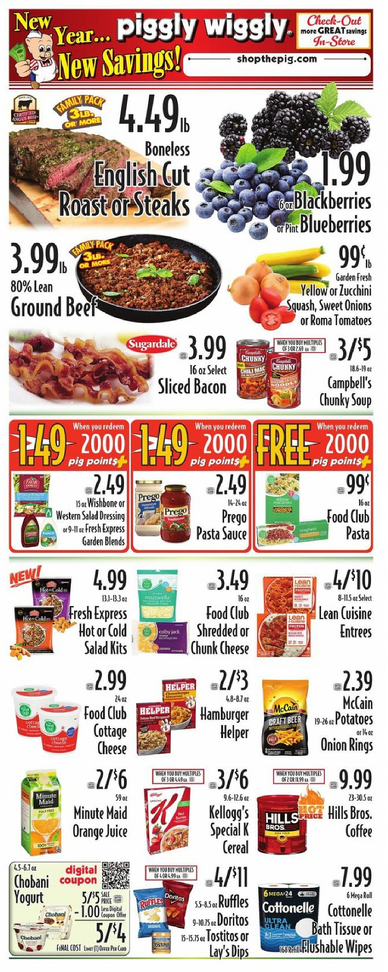 Piggly Wiggly Weekly Ad January 8 - 14, 2025 