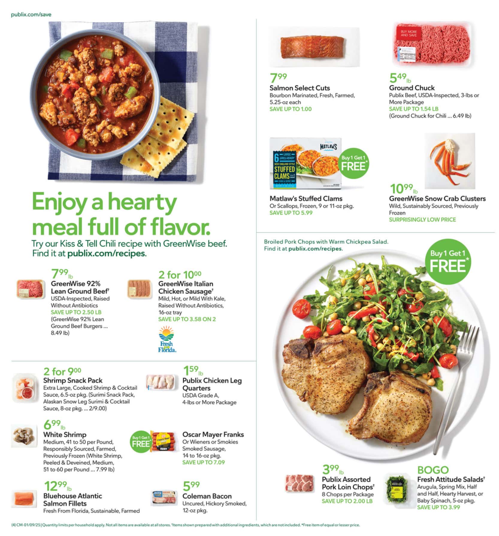 Publix Weekly Ad January 8 - 14, 2025 