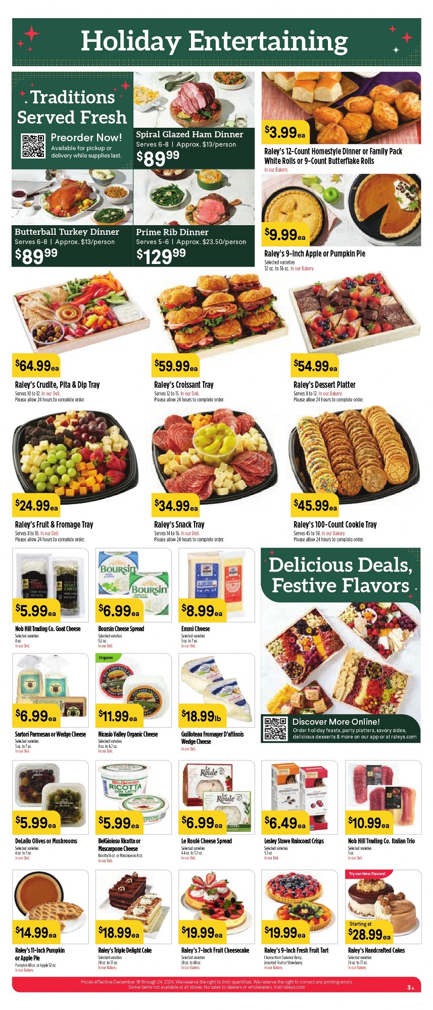 Raley's Weekly Ad December 18