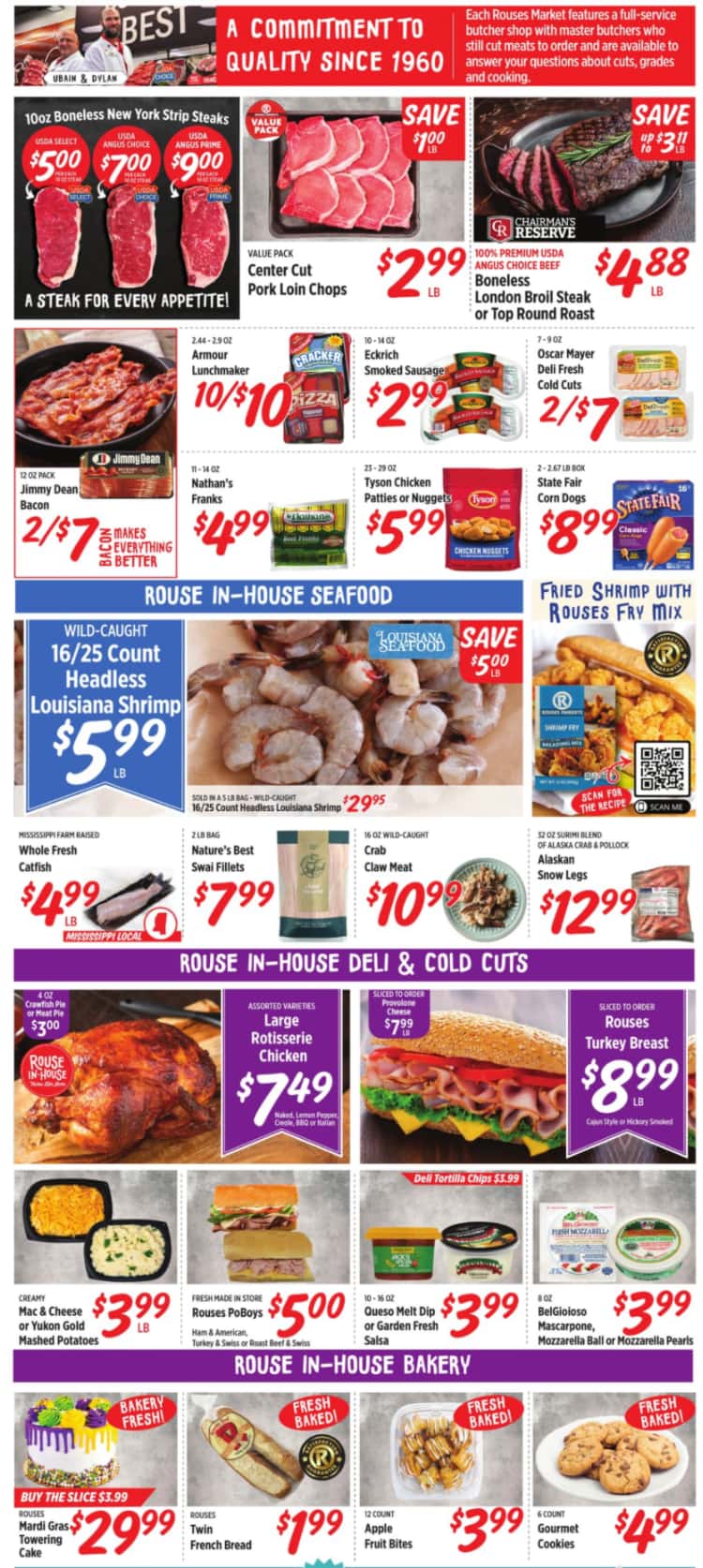 Rouses Weekly Ad January 8 - 14, 2025 