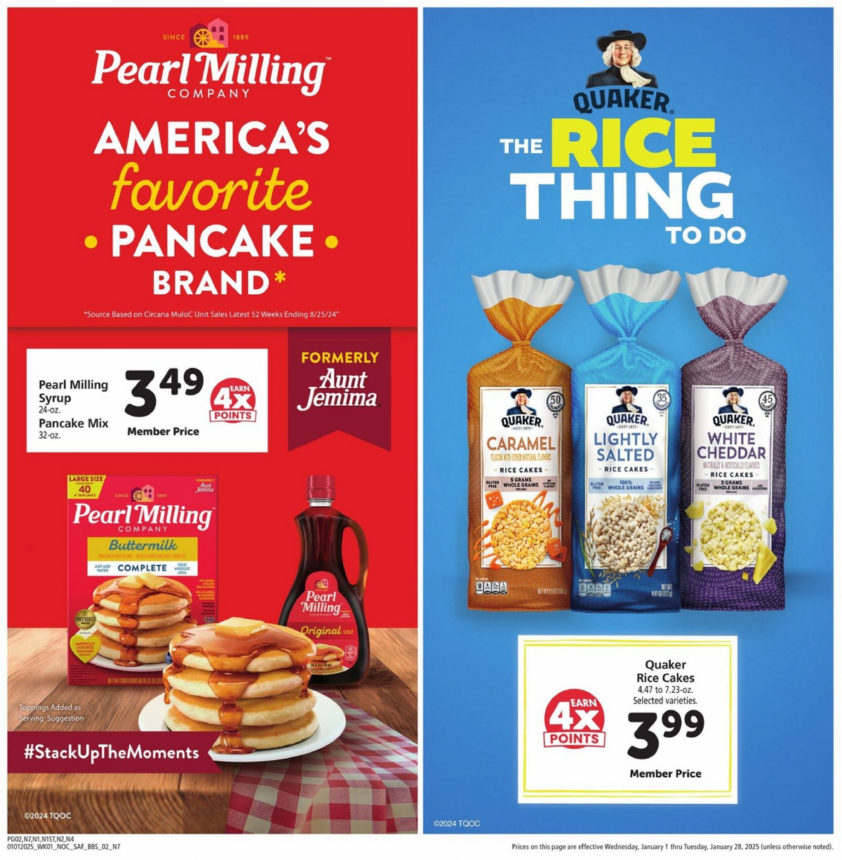 Safeway Big Book Savings Ad January 1 - 28, 2025 