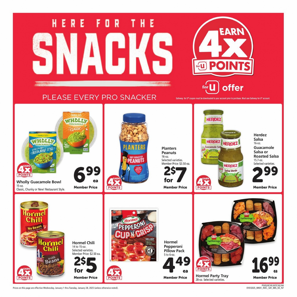 Safeway Big Book Savings Ad January 1 - 28, 2025 