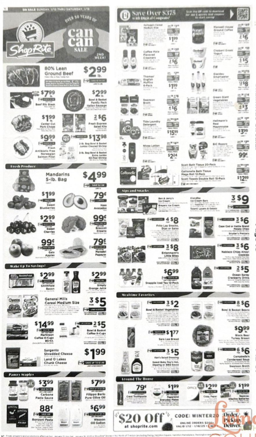 Shoprite Weekly Ad January 19 - 25, 2025 