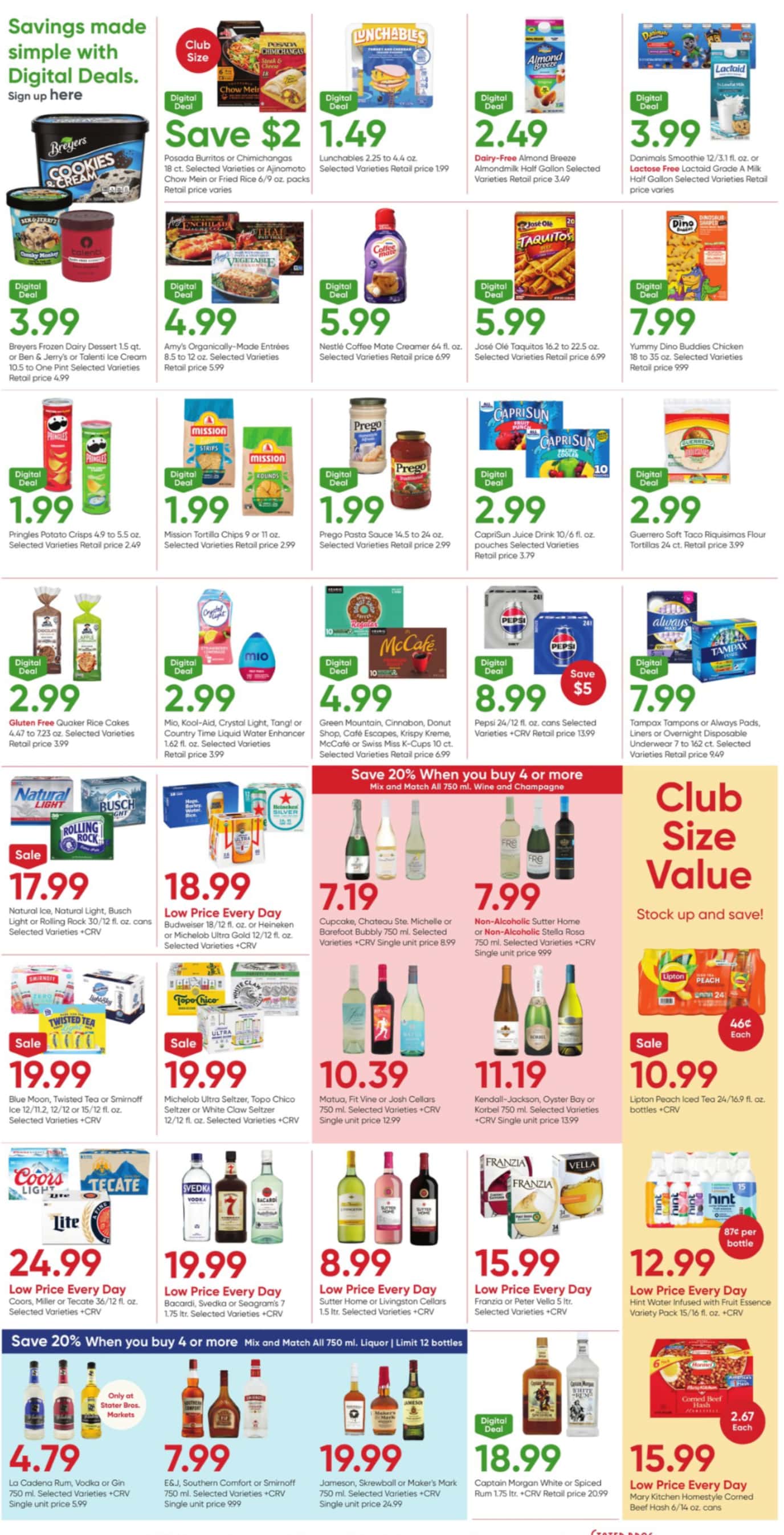 Stater Bros Weekly Ad January 8 - 14, 2025 