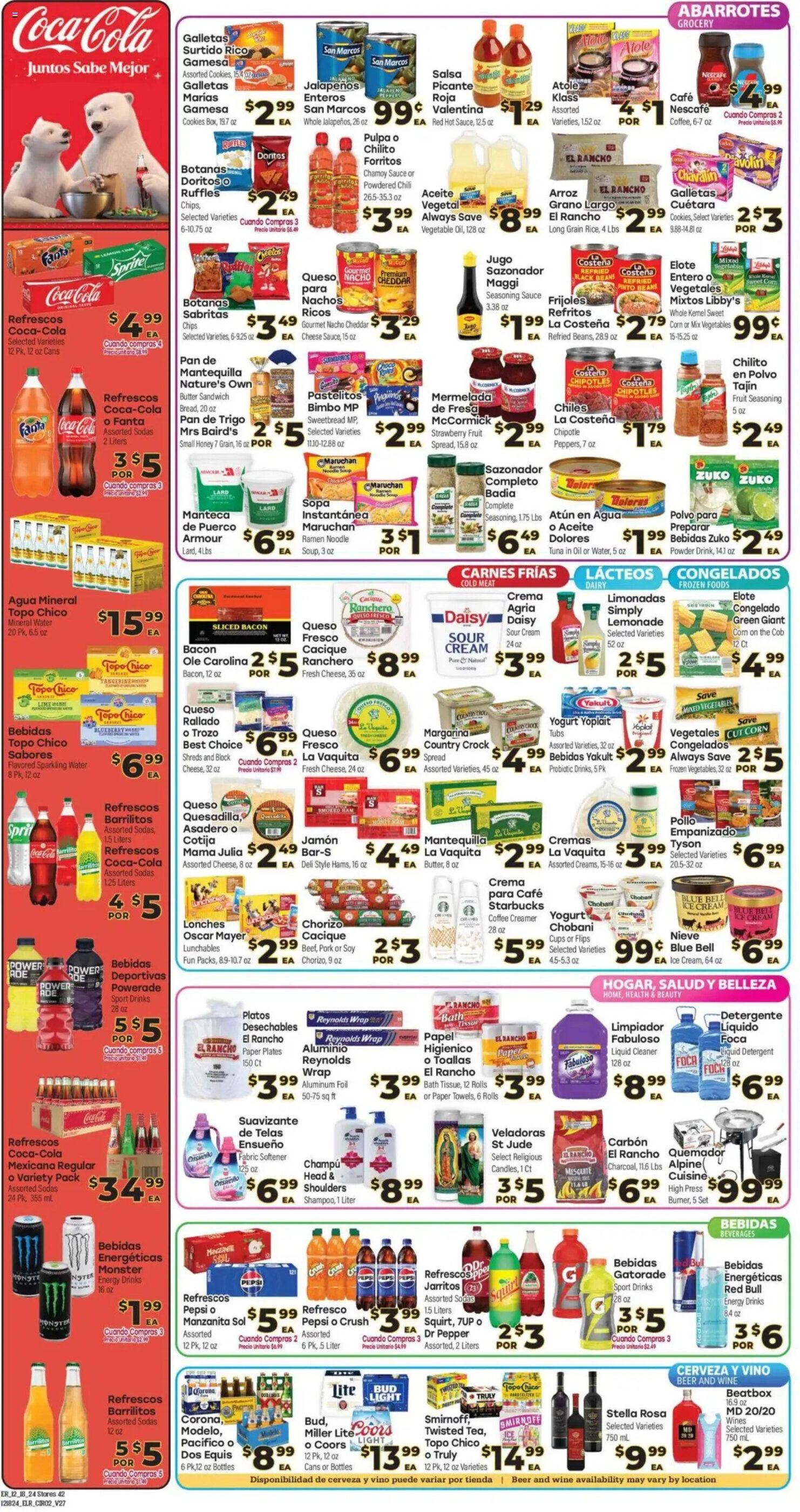 Supermercado El Rancho Weekly Ad December 18