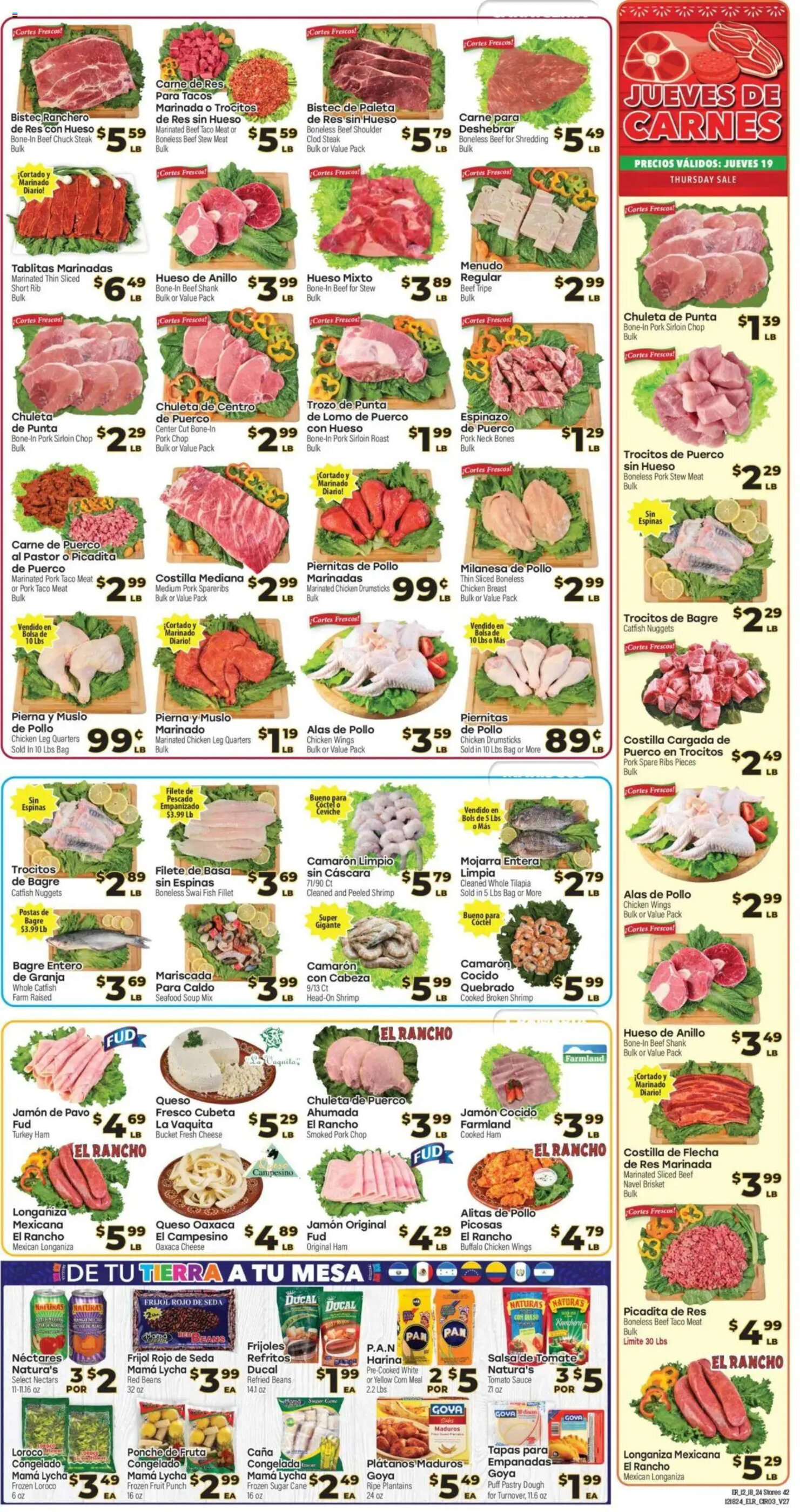 Supermercado El Rancho Weekly Ad December 18