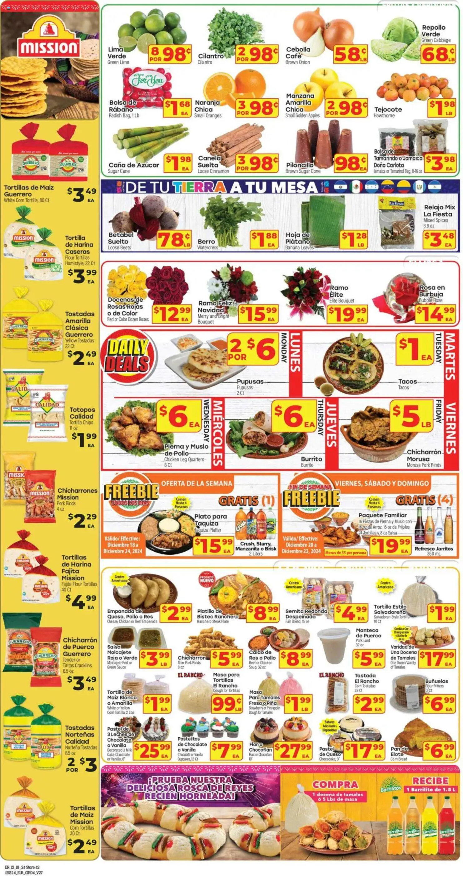 Supermercado El Rancho Weekly Ad December 18