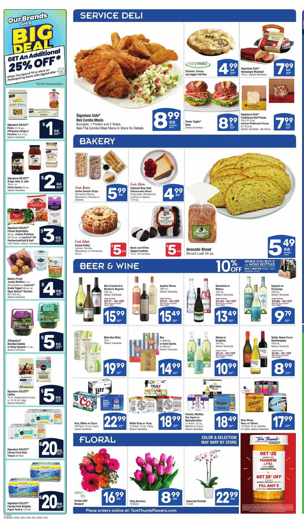 Tom Thumb Weekly Ad January 8 - 14, 2025 