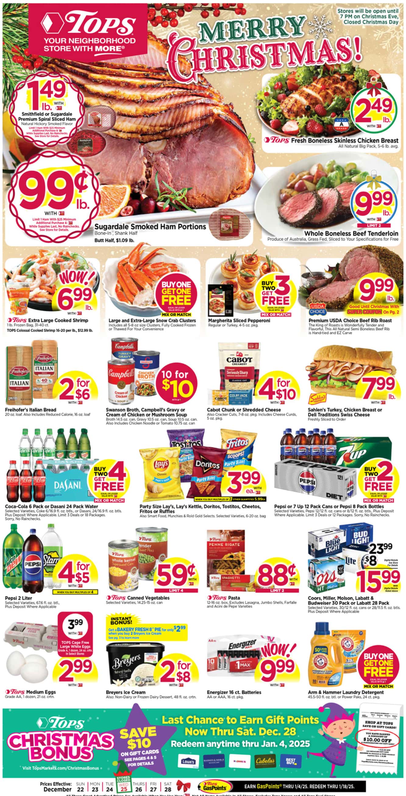 Tops Weekly Ad January 8 - 14, 2025 