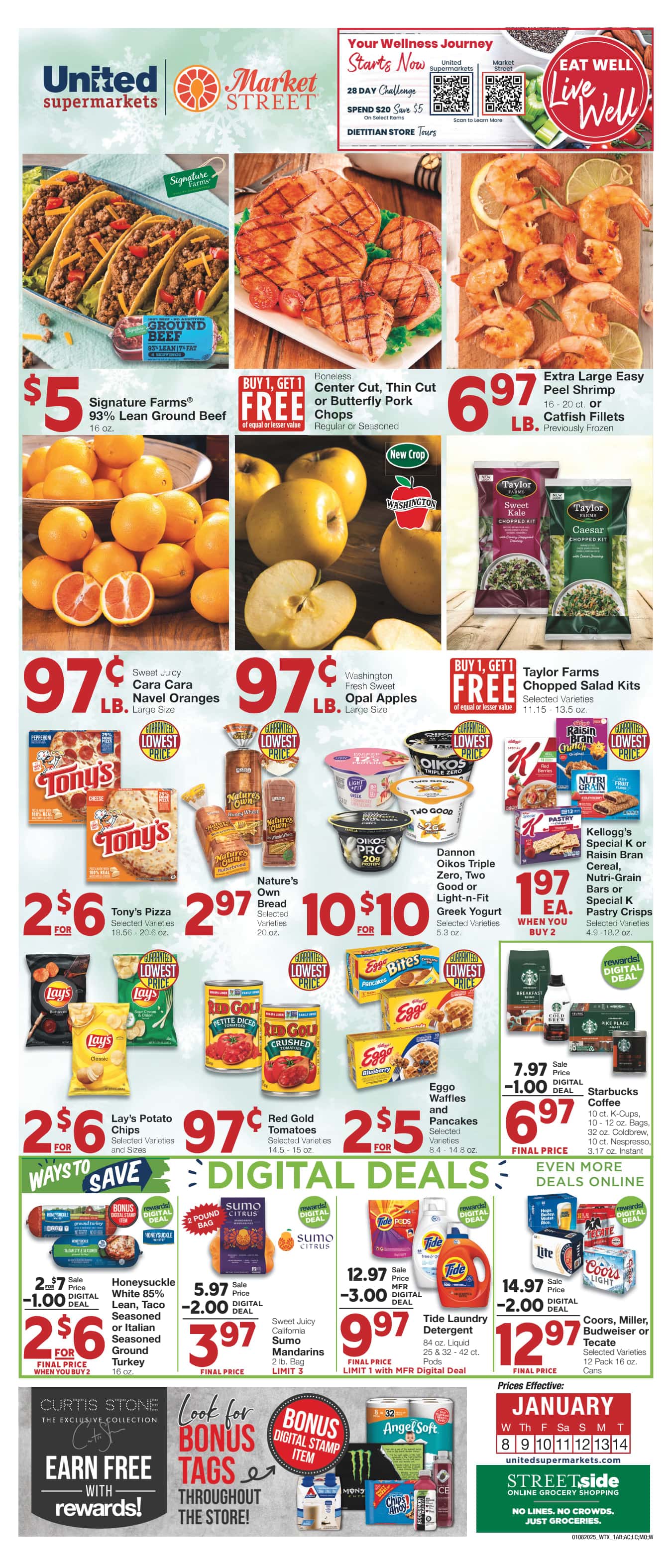 United Supermarkets Weekly Ad January 8 - 14, 2025 