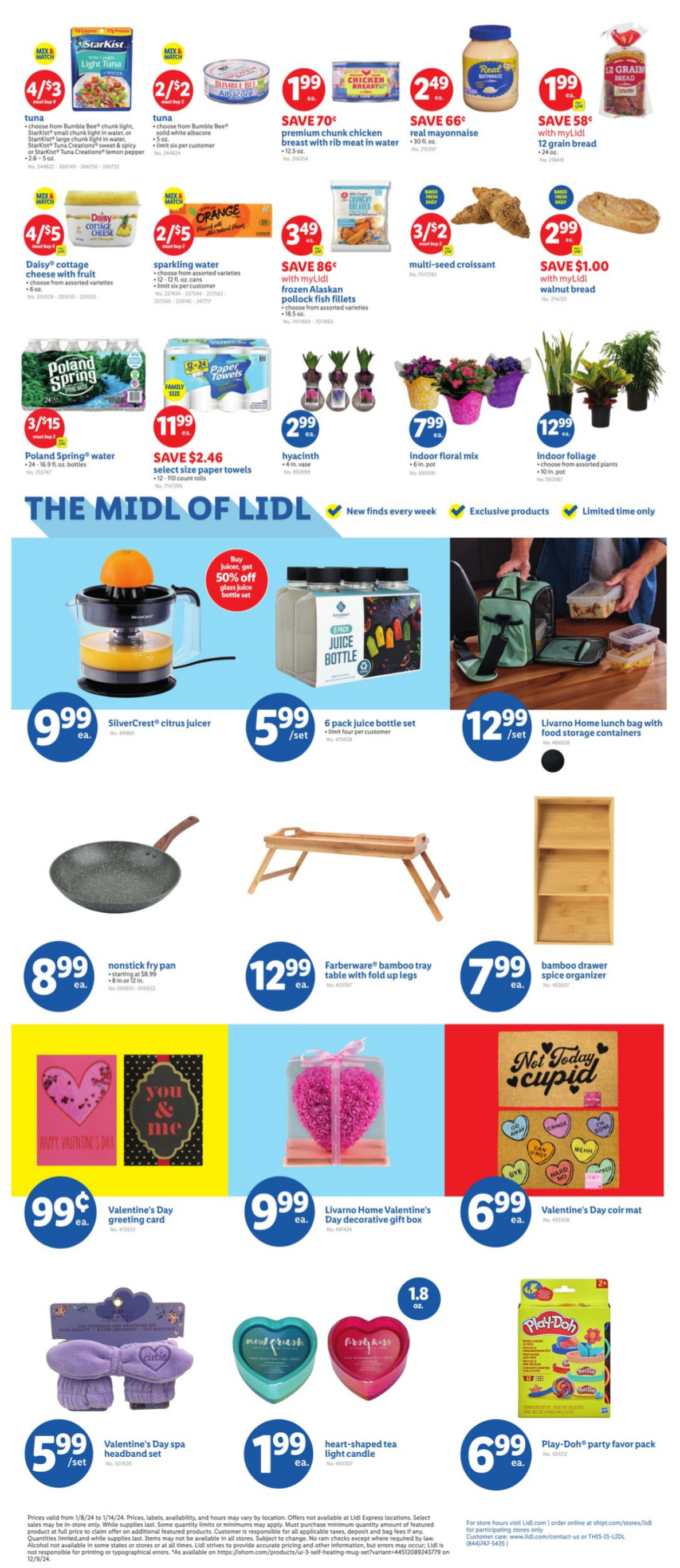 Lidl Weekly Ad January 8 - 14, 2025 