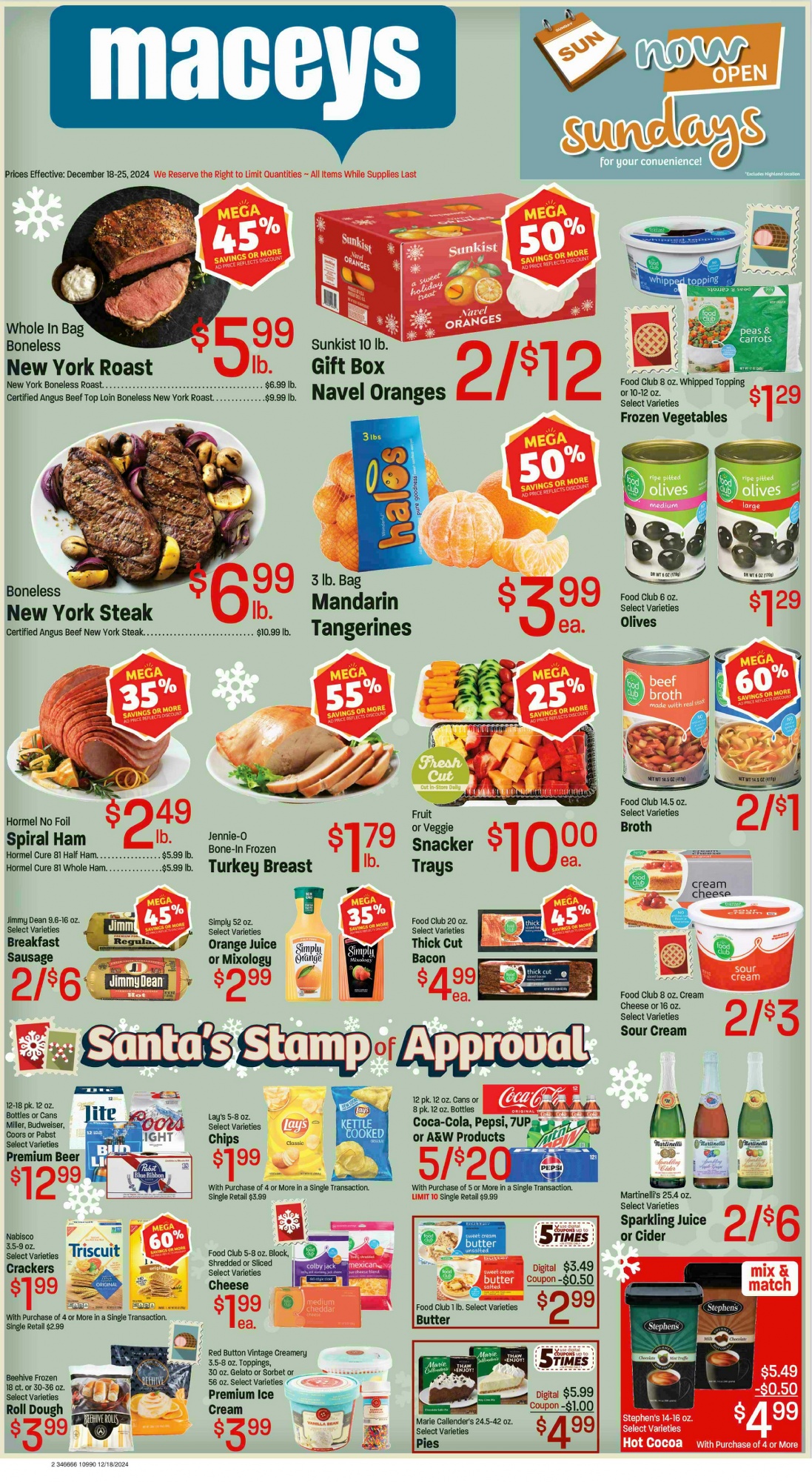 Maceys Weekly Ad January 19 - 25, 2025 