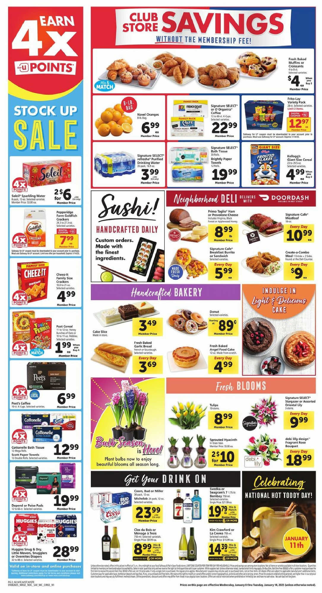 Safeway Weekly Ad January 8 - 14, 2025 